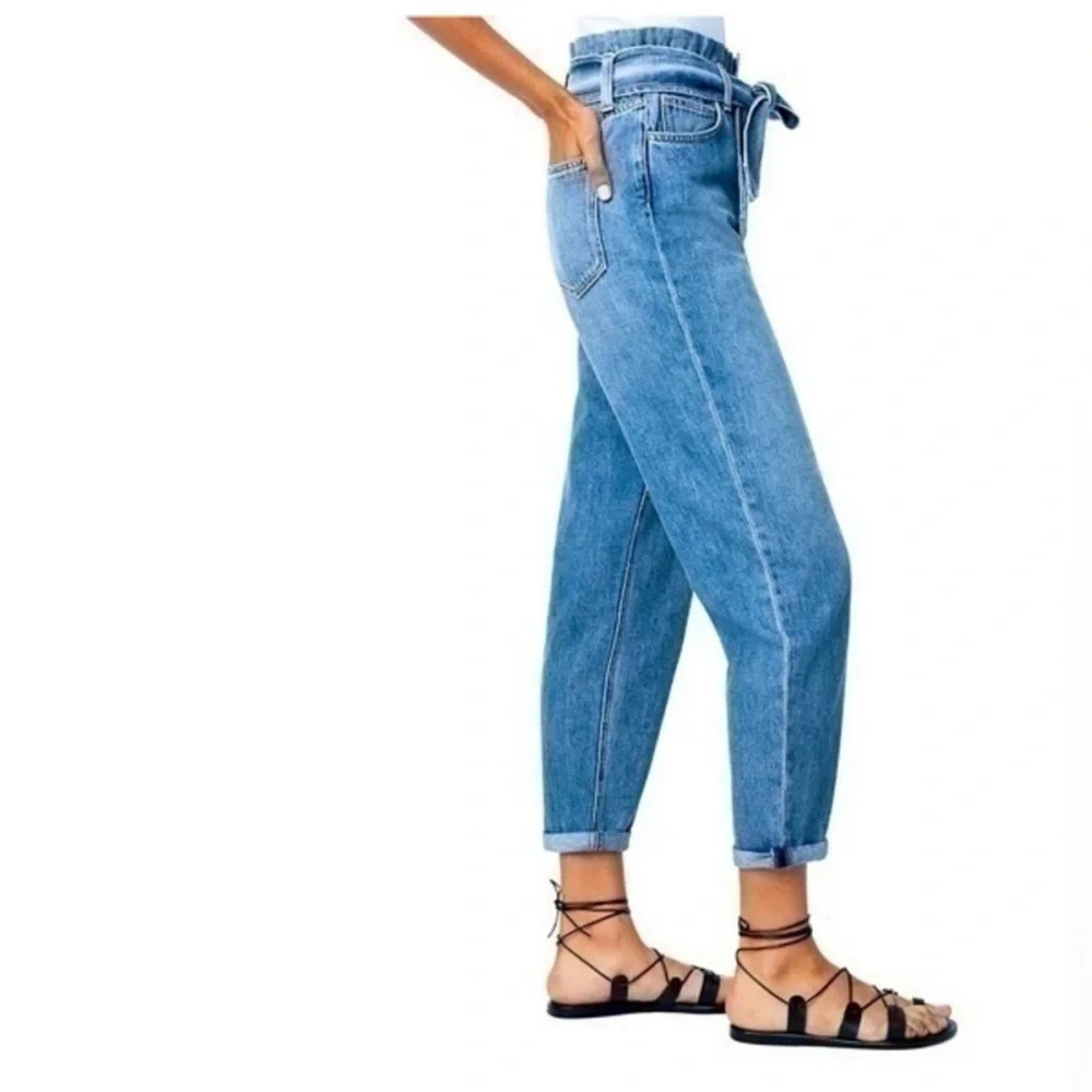 NWT Joe's Jeans Brinkley Paperbag Jeans in Color Alone Together - Picture 2 of 8
